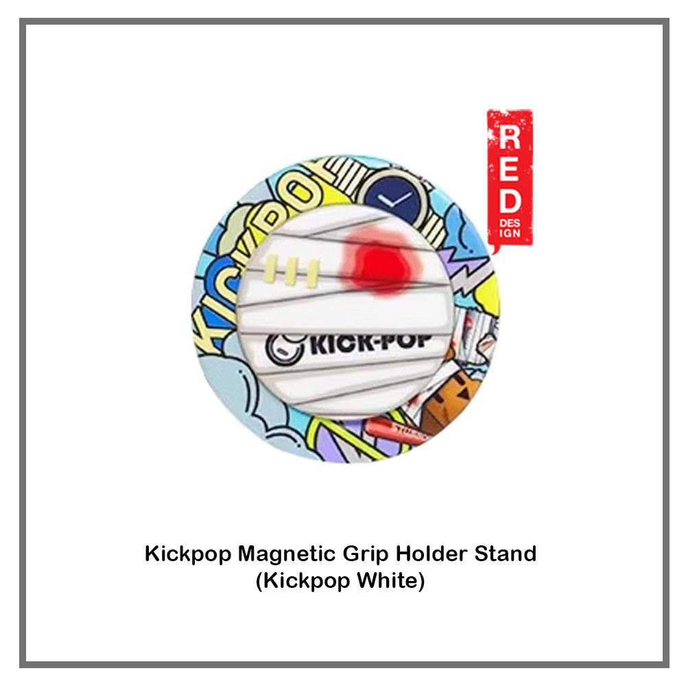 Picture of Kickpop Magnetic O Ring Grip Holder Stand Finger Grip Kickstand for Magnetic Device | Phone (White) Red Design- Red Design Cases, Red Design Covers, iPad Cases and a wide selection of Red Design Accessories in Malaysia, Sabah, Sarawak and Singapore 